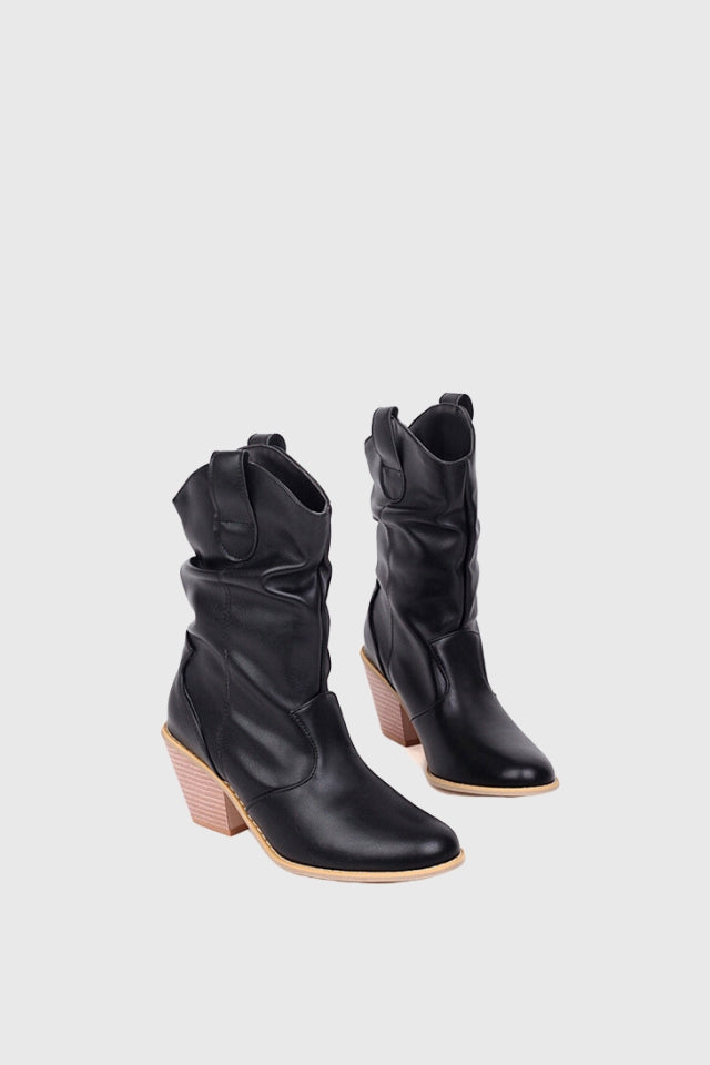 Autumn Sexy Cowboy Ankle Boots