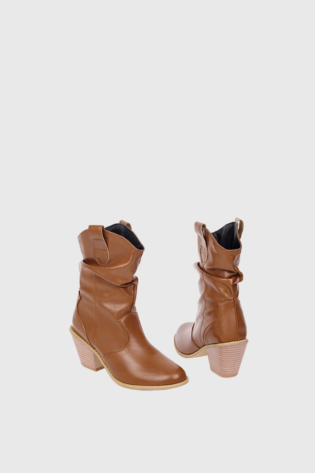 Autumn Sexy Cowboy Ankle Boots