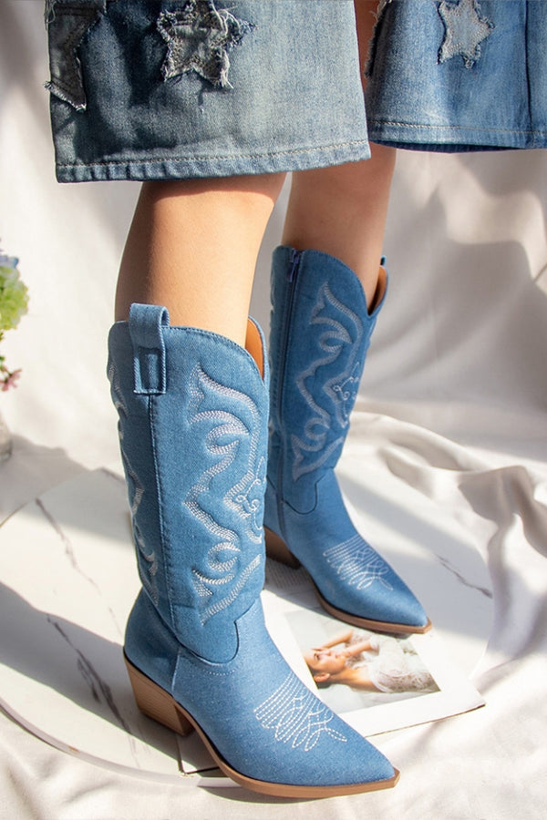 Embroidered Cowgirl Boots