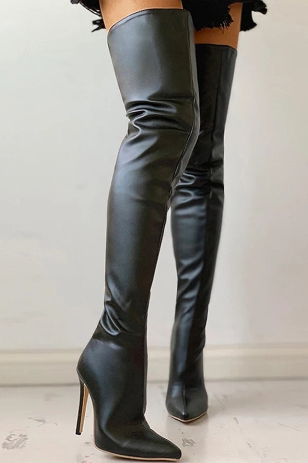 Over-The-Knee Stiletto Boots