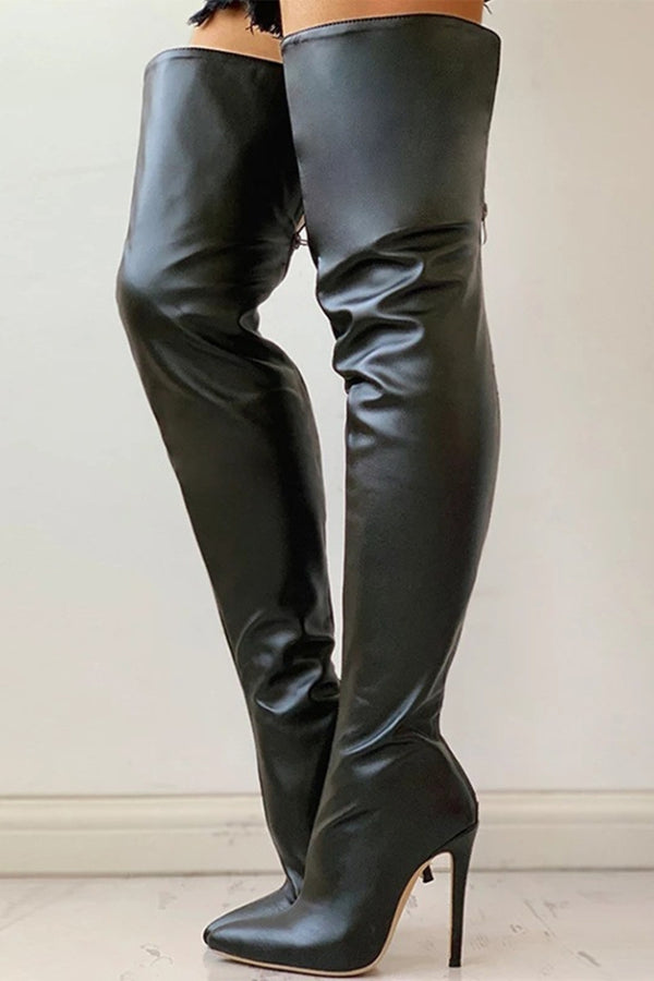 Over-The-Knee Stiletto Boots