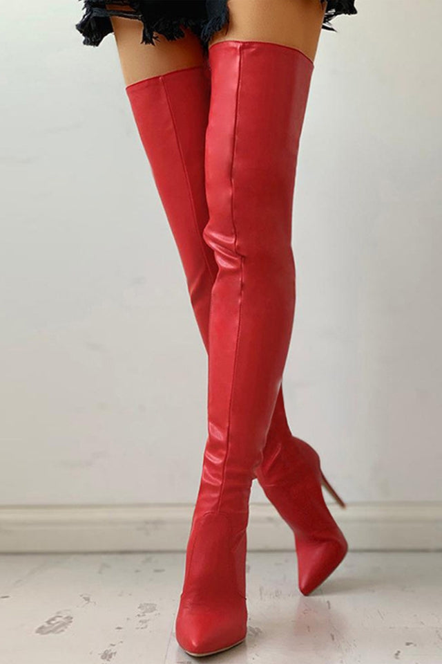 Over-The-Knee Stiletto Boots