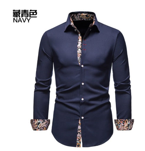 CAMICIA SLIM DECORATA